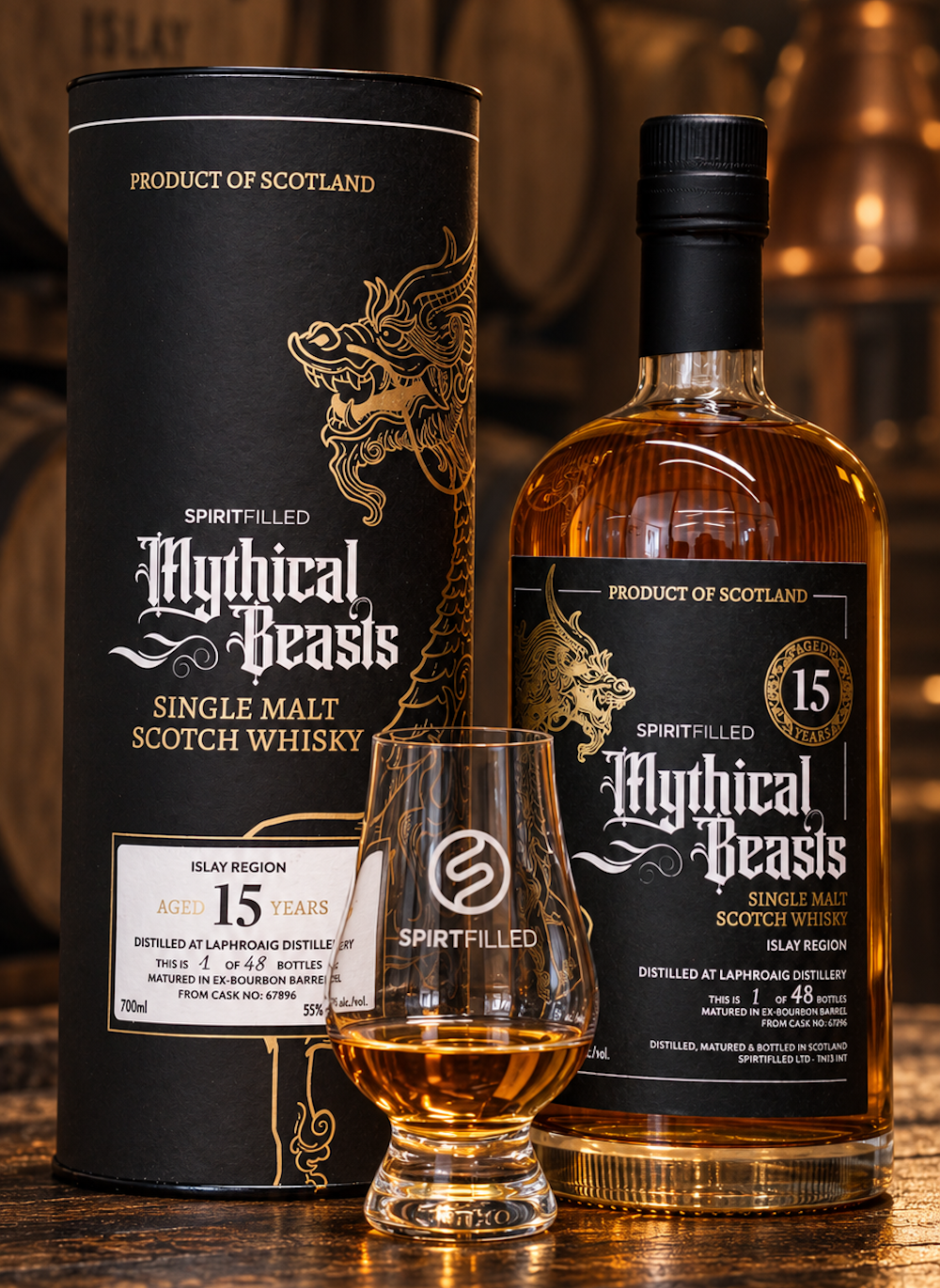 Mythical Beasts Laphroaig 15 Year Old Whisky