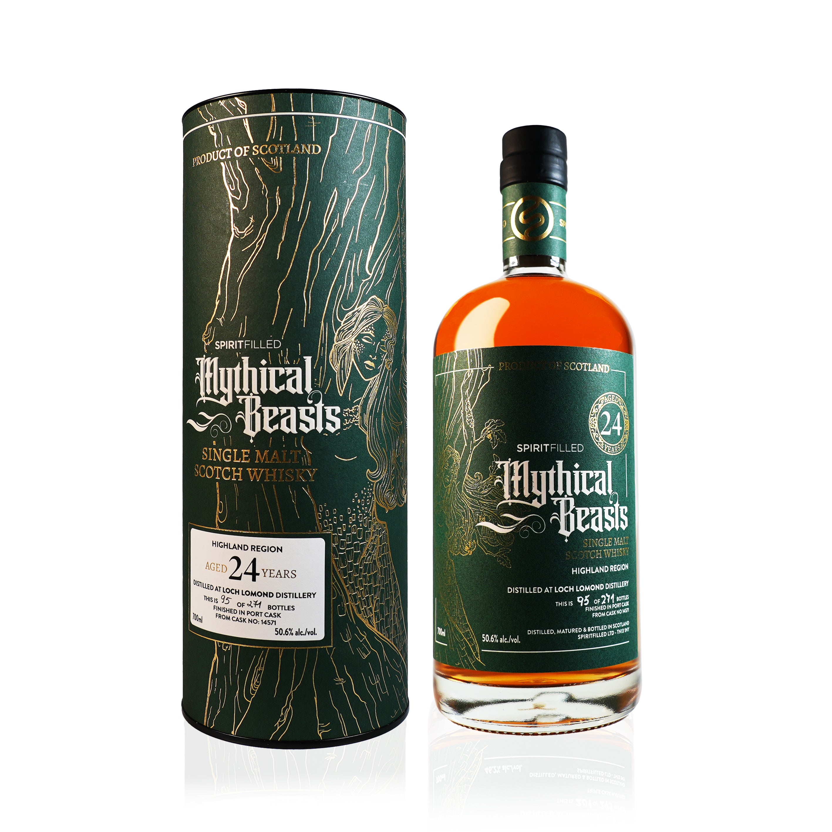 Mythical Beasts Loch Lomond 24 Year Old Whisky