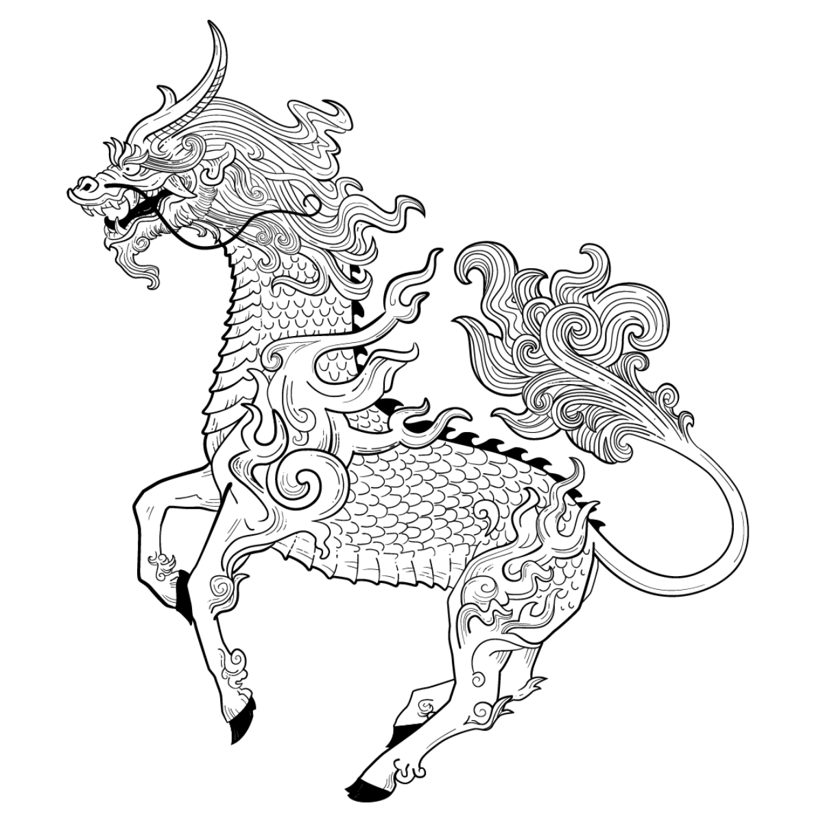 Mythical Beasts Qilin