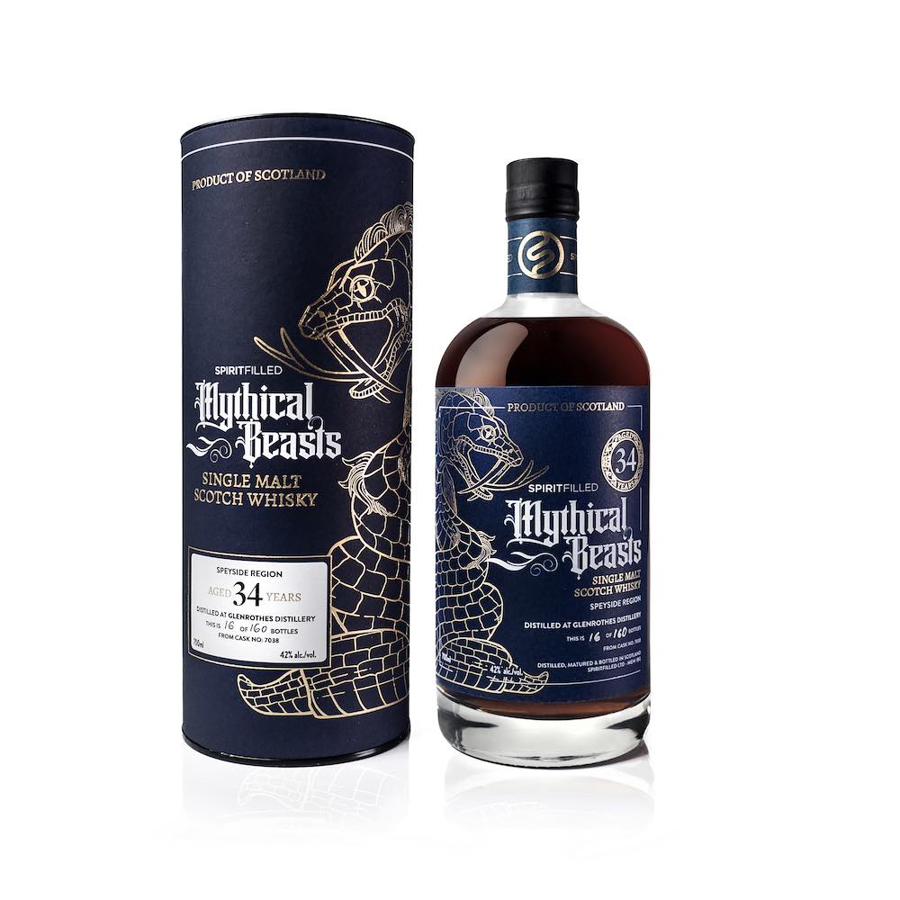 Mythical Beasts Glenrothes 34 Year Old Whisky