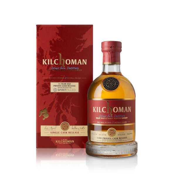 Kilchoman 15 Year Old Spiritfilled Private Cask Release