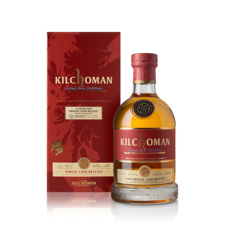 Kilchoman 15 Year Old Spiritfilled Private Cask Release
