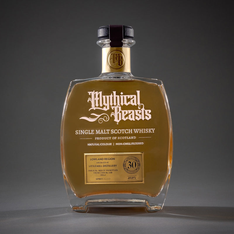 Mythical Beasts El Carbunclo Littlemill 30 Year Old Whisky