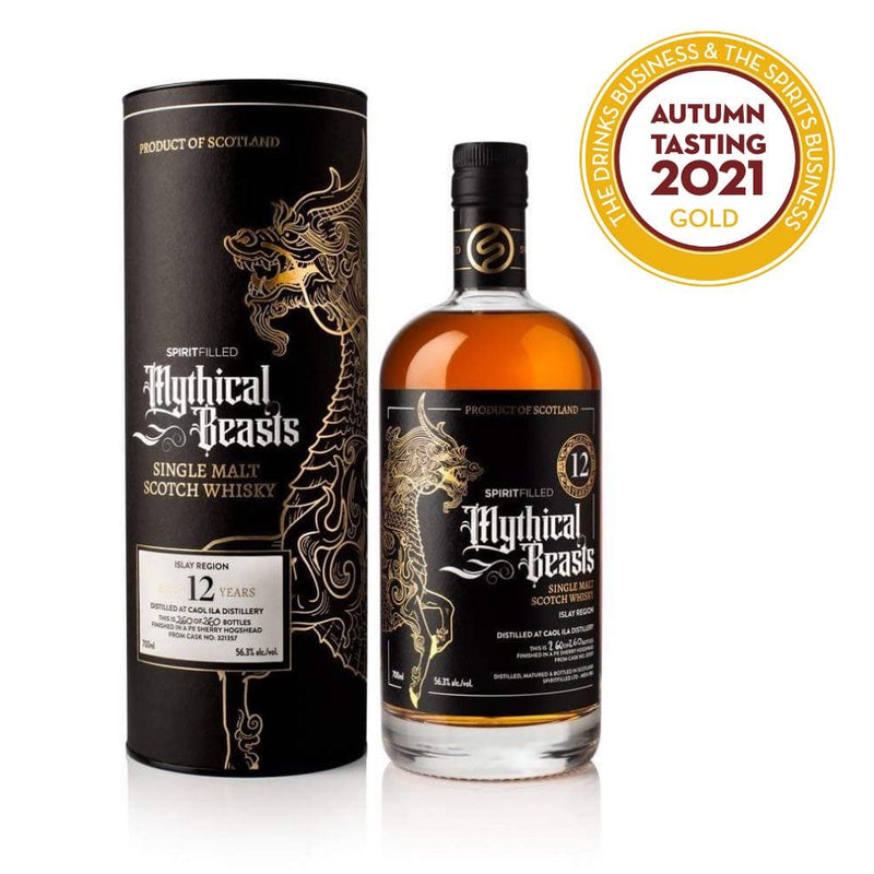 Spirifilled Mythical Beasts Single Cask 12 Year Old Caol Ila Scotch Whisky